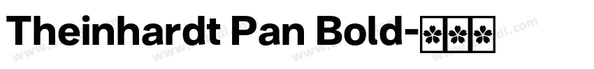 Theinhardt Pan Bold字体转换 Theinhardt Pan Bold字体转换